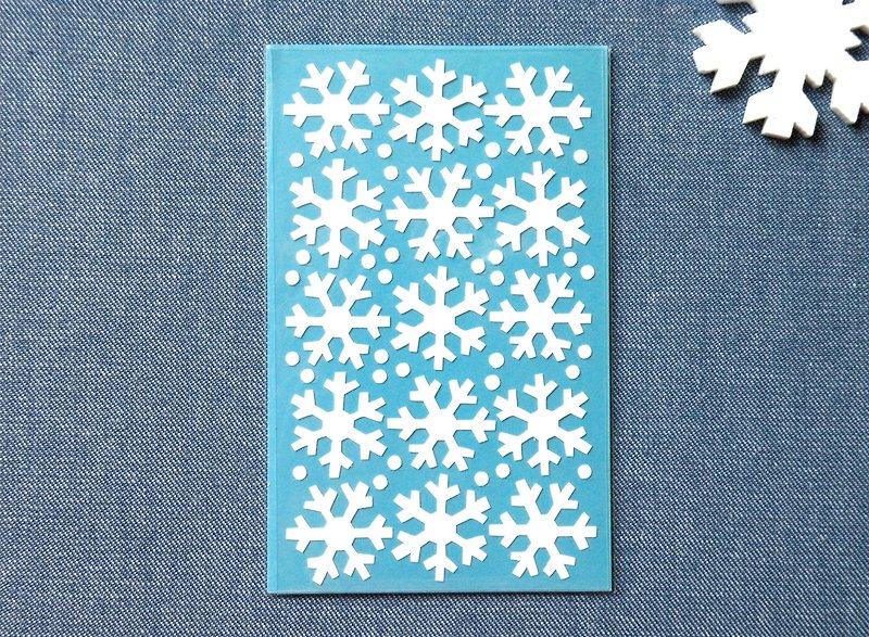 雪花贴纸 - 贴纸 - 防水材质 白色