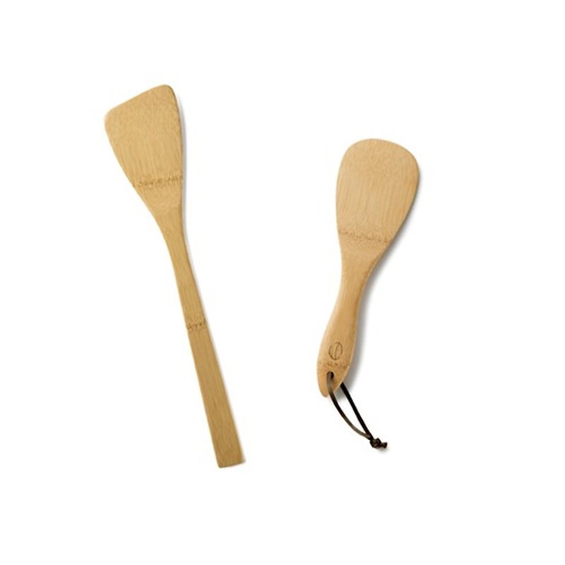 Bambu │稍息饭匙-锅铲组(2件组) - 厨房用具 - 竹 咖啡色