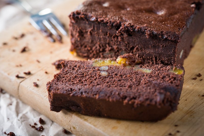 黑砖巧克力 地瓜蛋糕 - 蛋糕/甜点 - 新鲜食材 黑色