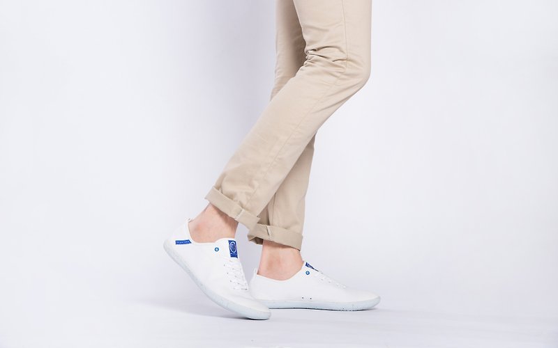 宝特瓶制休闲鞋  Baltik 经典版型  沙滩白 男生款 - 男款休闲鞋 - 环保材料 白色