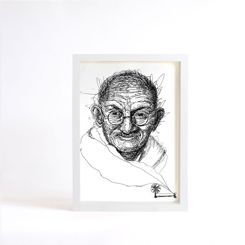Gandhi（甘地复制画）（含框） - 海报/装饰画/版画 - 纸 