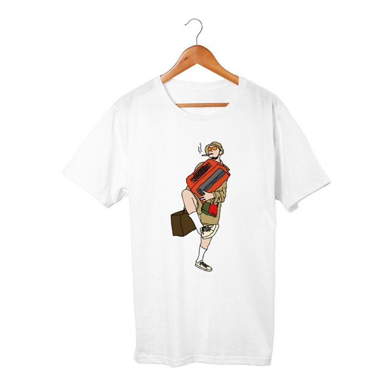 Raoul T-shirt - 男装上衣/T 恤 - 棉．麻 白色