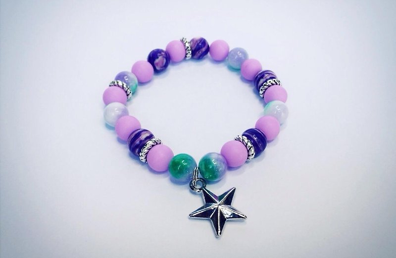 星星紫色系 - 手链/手环 - 其他材质 紫色