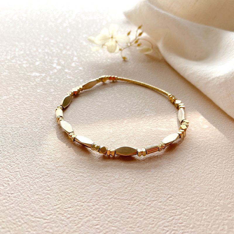 单单-黄铜手环 - 手链/手环 - 铜/黄铜 金色