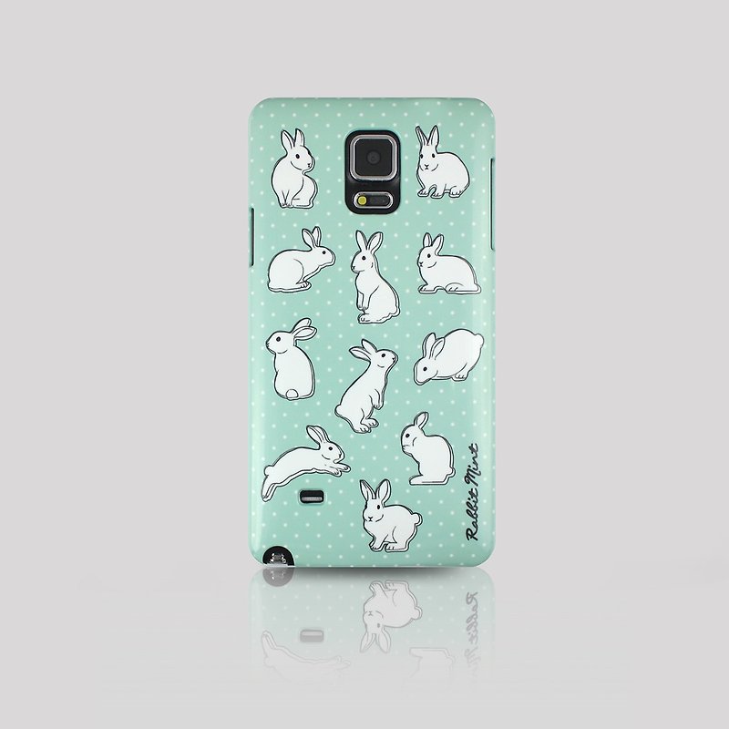 (Rabbit Mint) 薄荷兔手机壳 - 波点系列 - Samsung Note 4 (P00051) - 手机壳/手机套 - 塑料 绿色