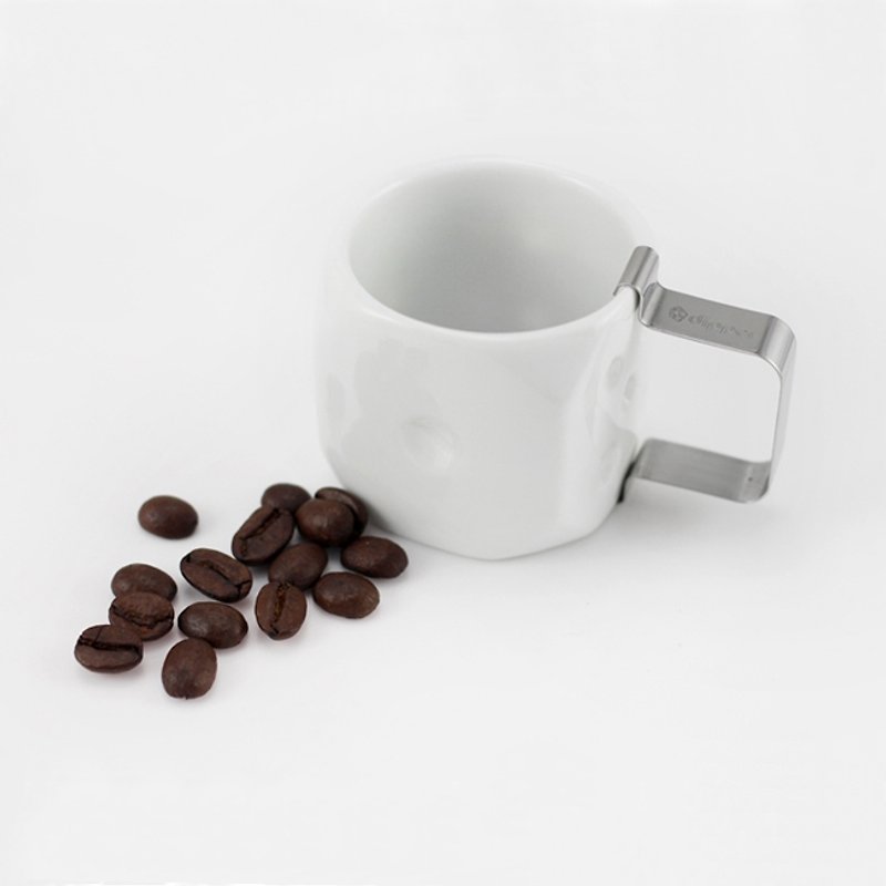 18乐 espresso 浓缩咖啡杯 (2入一组) - 咖啡杯/马克杯 - 瓷 白色