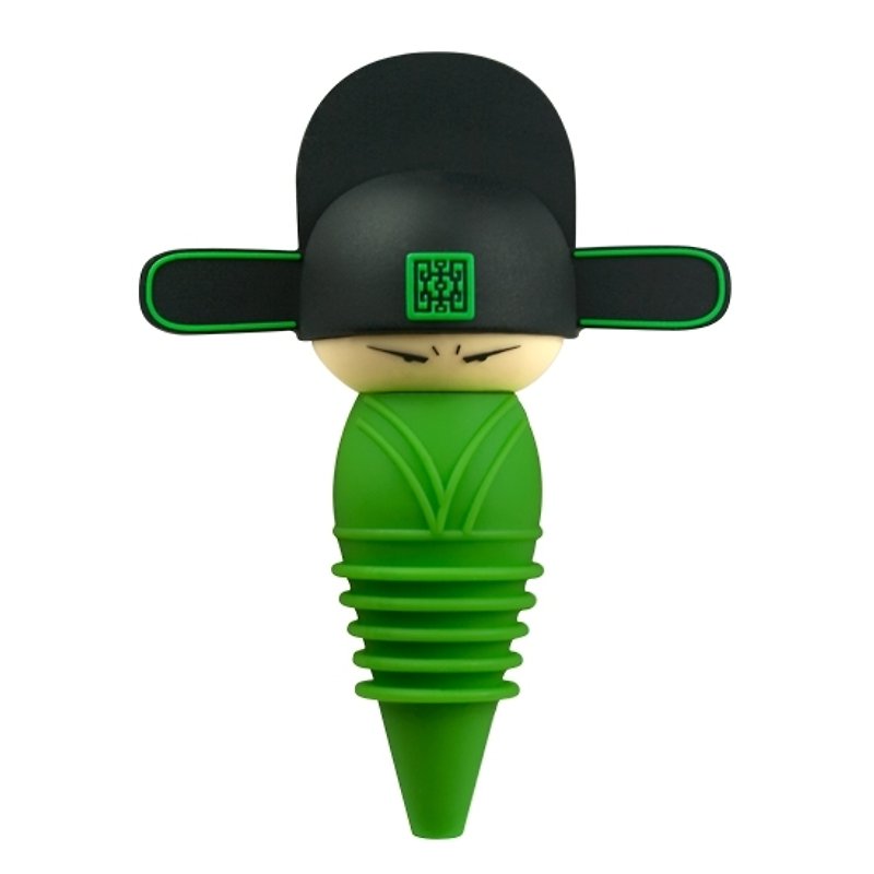 【喜朋 SiPALS】官帽酒瓶塞 - 宋 大夫 - 厨房用具 - 硅胶 绿色