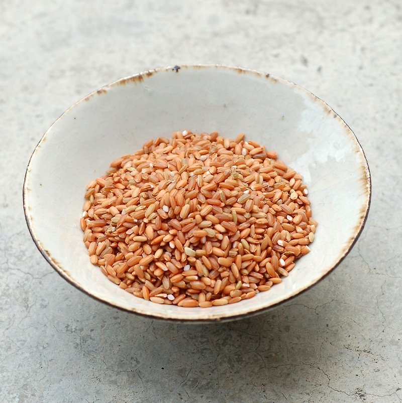 【台湾原生种-红糯米】来自花莲热情橘红原生米 - 五谷杂粮/米 - 新鲜食材 红色