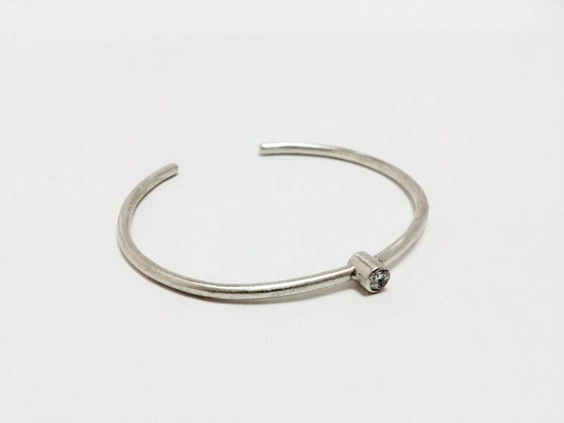 摩里安那之五・纯银复古手环(自然雾面) | Moriana - 手链/手环 - 其他金属 白色