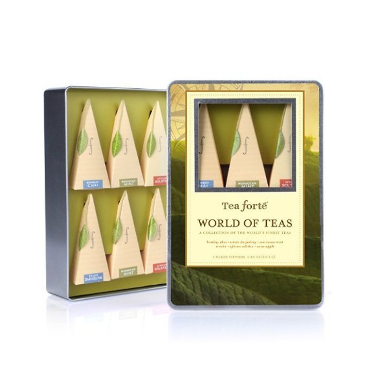 Tea Forte 漫游世界 ~6入丝质茶包 WORLD OF TEAS COLLECTION - 茶 - 其他材质 