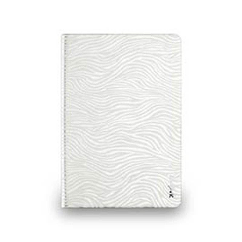 iPad mini 2&3 - Zebra Series-斑马纹对开式保护套-珍珠白 - 平板/电脑保护壳 - 其他材质 白色