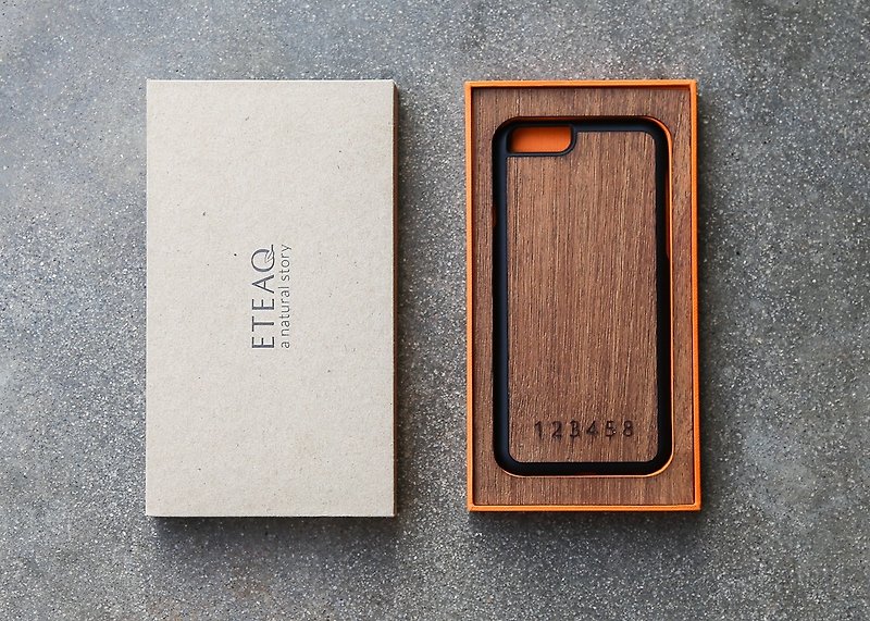 ETEAQ 老柚木 iPhone 6 plus / 6s plus 手机壳 - 手机壳/手机套 - 木头 咖啡色