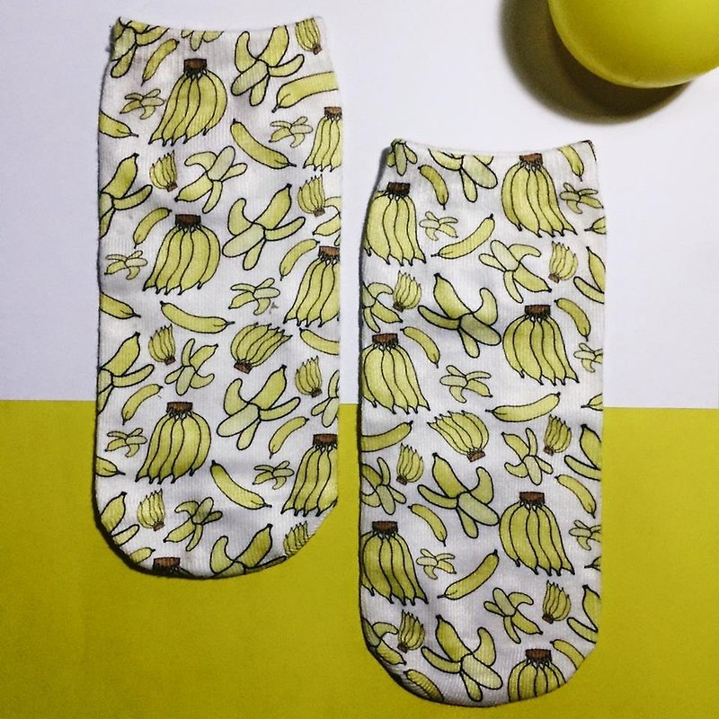 Summer Fruit socks - Banana - 袜子 - 其他材质 