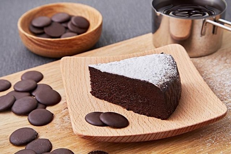 【起士公爵】生巧克力蛋糕-黑色爱丽丝 - 咸派/甜派 - 纸 咖啡色