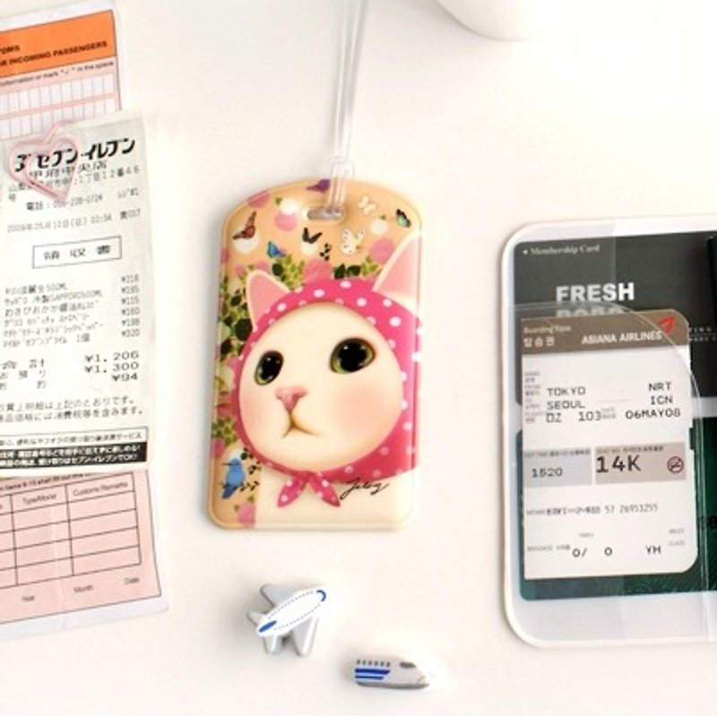JETOY, 甜蜜猫 旅行 吊牌_Pink hood (J1512101) - 证件套/卡套 - 塑料 多色