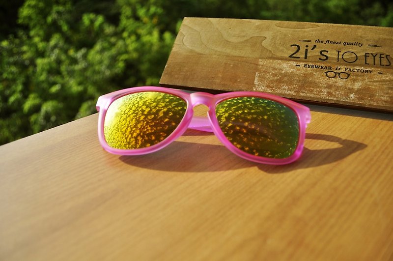 2is Ava 太阳眼镜│粉红色│橘色反光镜片│抗UV400 - 眼镜/眼镜框 - 塑料 粉红色