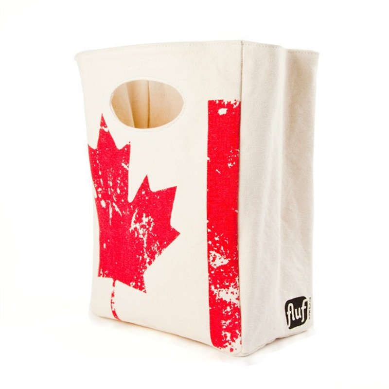 【加拿大fluf有机棉】随手袋--(枫叶之国) - 手提包/手提袋 - 棉．麻 红色