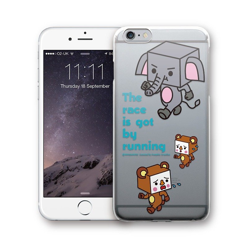 AppleWork iPhone 6/6S/7/8 原创设计保护壳 - 亲子豆腐 PSIP-329 - 手机壳/手机套 - 塑料 多色