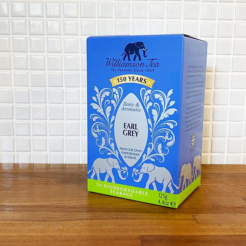 伯爵茶EARL GREY / 圆片茶包系列(50个圆片茶包) - 茶 - 新鲜食材 蓝色