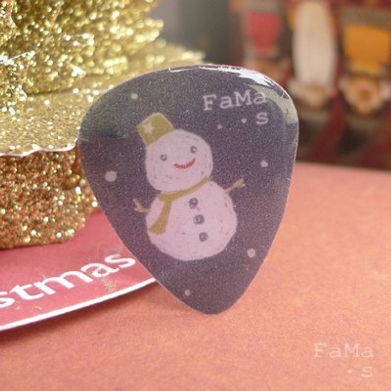*圣诞款*FaMa·s Pick吉他弹片-雪人 - 其他 - 其他材质 