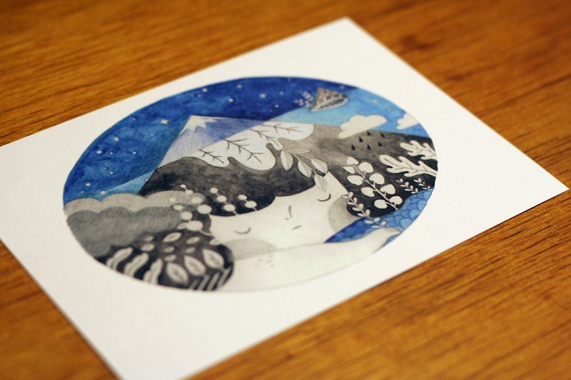 【感受冬季 — 明信片礼物组】 - 卡片/明信片 - 其他材质 蓝色