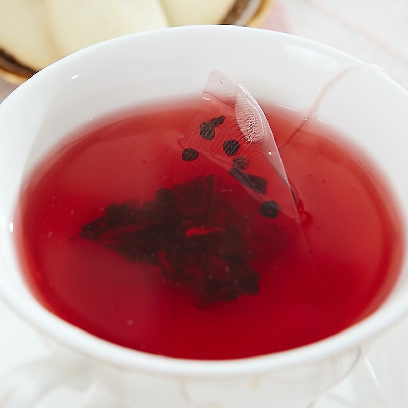 蓝莓果子茶(8入/袋)│三角茶包·看的见茶包果粒滚动 - 茶 - 其他材质 蓝色
