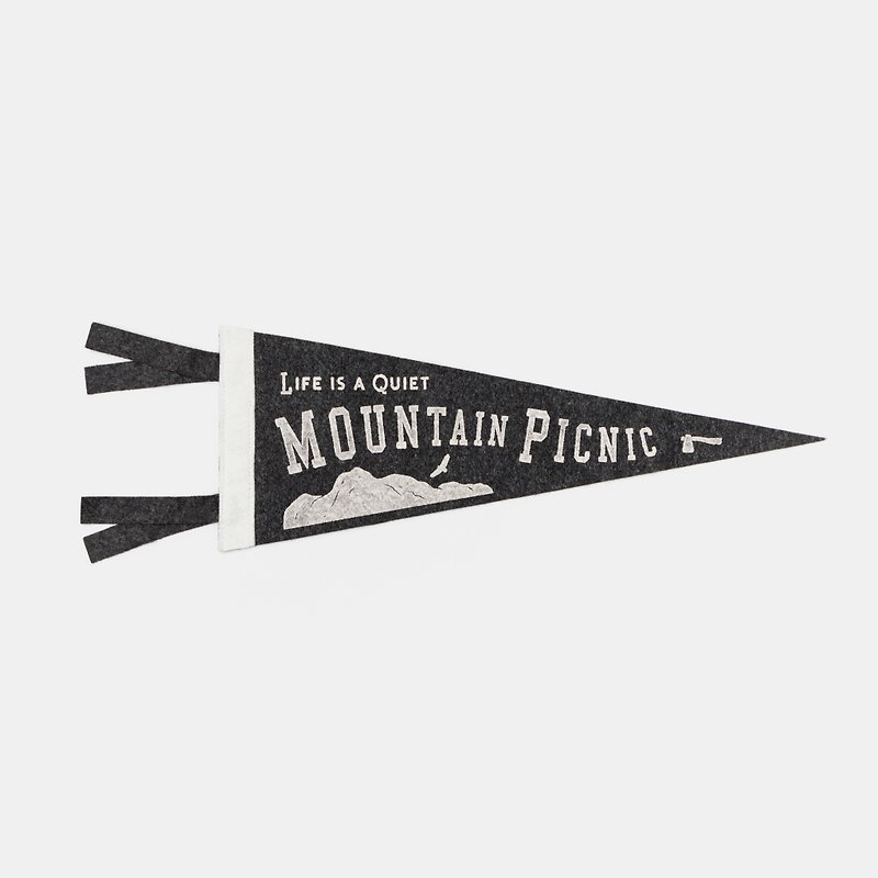 Pennant - Mountain Picnic 三角旗 - 墙贴/壁贴 - 其他材质 黑色