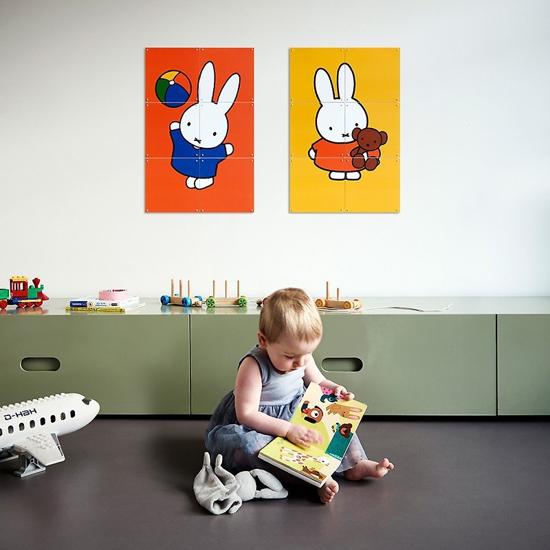 荷兰IXXI壁挂 游戏米飞兔 Miffy play - 摆饰 - 防水材质 多色