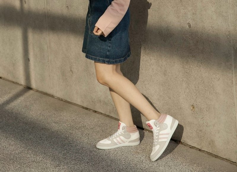 CEVENNES 高筒 /微风粉/  女生款 台湾宝特瓶纤维(再回收概念,耐穿,不会分解) ---运动·活力。 - 女款休闲鞋 - 其他材质 粉红色