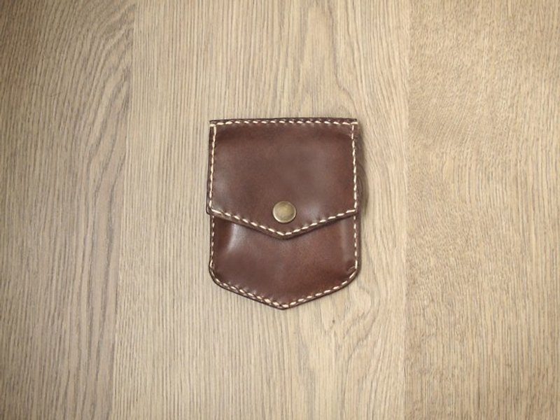 零钱包, 现代牛仔的个性 x 日常随身的零钱包(棕) - 零钱包 - 真皮 咖啡色