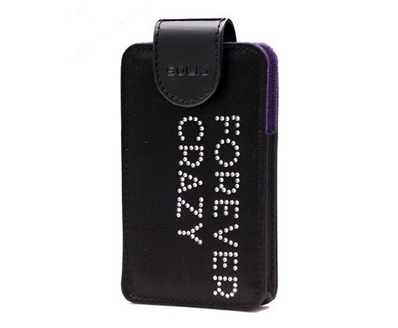 SOLIS [ 疯马秀联名系列 ] iPhone 手机包 (水晶版) - 手机壳/手机套 - 其他材质 黑色