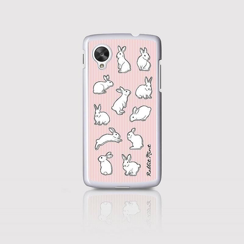 (Rabbit Mint) 薄荷兔手机壳 - 订做htc desire 816 - 手机壳/手机套 - 塑料 粉红色