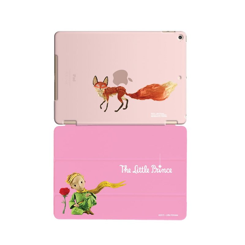 小王子电影版授权系列-【狐狸的秘密】《 iPad Mini 》水晶壳＋Smart Cover（磁杆） - 平板/电脑保护壳 - 塑料 粉红色