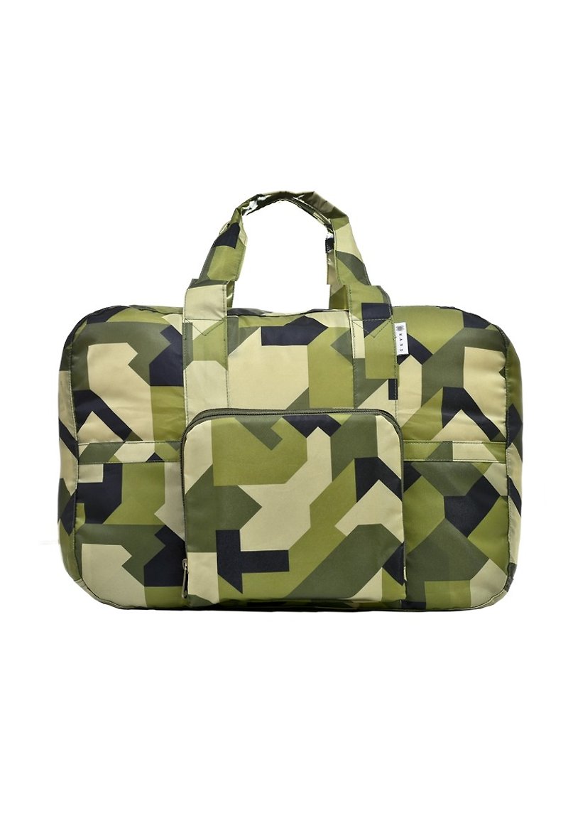 日本风 H.A.N.D Duffel Bag 轻便单肩旅行包 - 迷彩绿 - 手提包/手提袋 - 其他材质 绿色