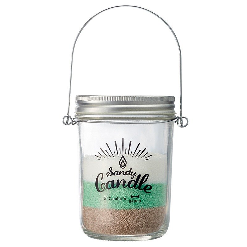 BeCandle x BRUNO 天然棕榈蜡米套装 (白/薄荷绿/灰) - 蜡烛/烛台 - 蜡 