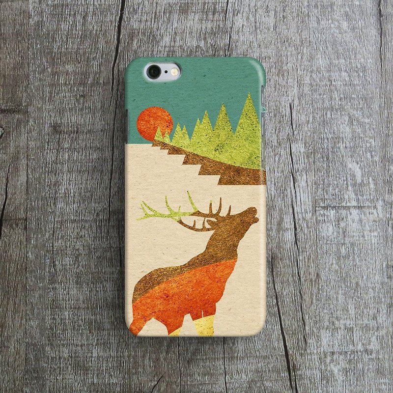 OneLittleForest - 原创手机保护壳- iPhone -  森林系雄鹿 - 手机壳/手机套 - 塑料 卡其色