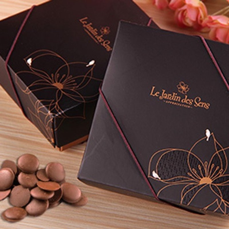 艾波索【比利时72%钮扣巧克力礼盒】 - 巧克力 - 新鲜食材 咖啡色