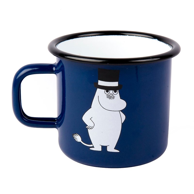 Moomin芬兰噜噜米珐琅马克杯3.7 dl (噜噜米爸爸) 圣诞节交换礼物 - 咖啡杯/马克杯 - 珐琅 蓝色
