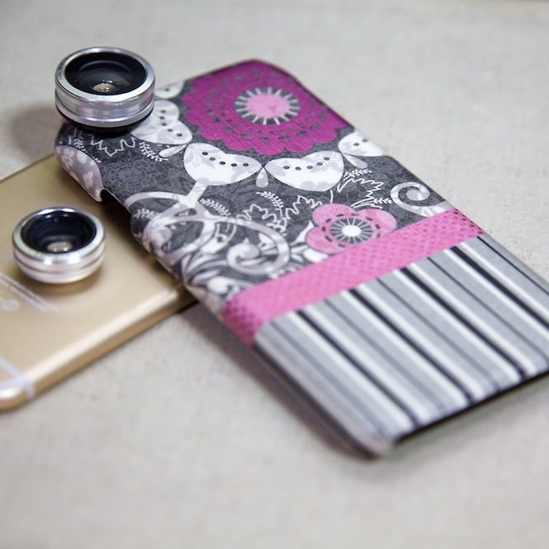 iPhone 6 镜头外壳：蕾丝芭蕾 - 手机壳/手机套 - 塑料 紫色