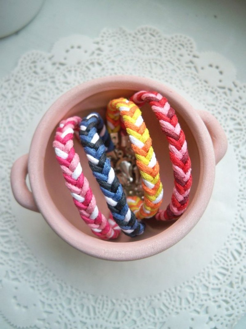 胜利编织手环-1条-(可选色) - 手链/手环 - 其他材质 多色