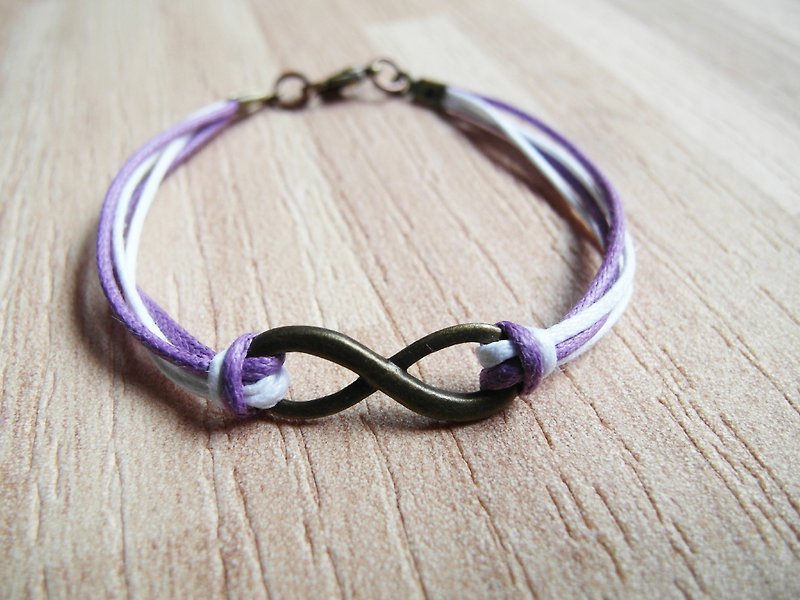 无限 / 手工编织手环 - 手链/手环 - 其他材质 紫色