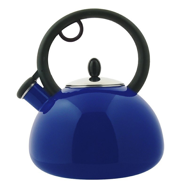 OSICHE【泡泡珐琅笛音茶壶】-蓝色 /2.3L【预购需等30~45天】 - 茶具/茶杯 - 其他金属 