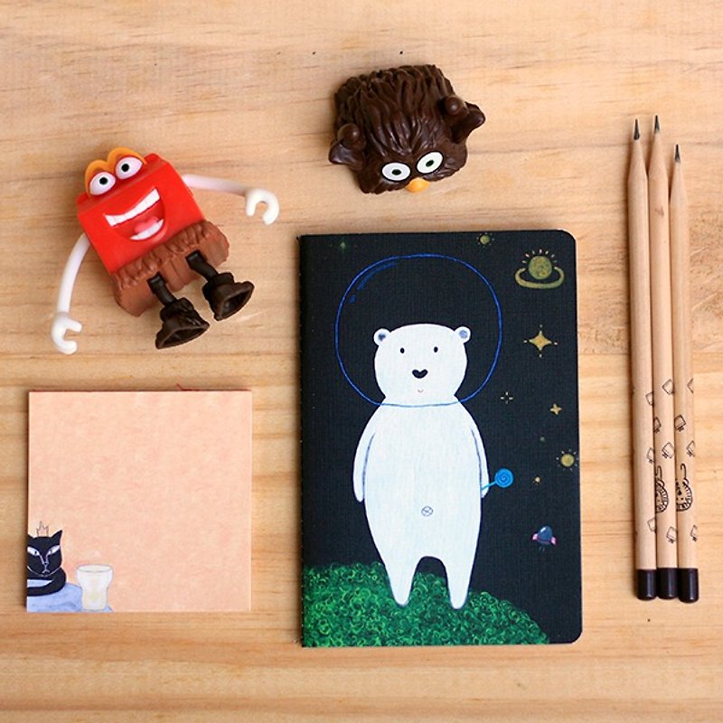 小笔记本 ∣ 太空熊 - 笔记本/手帐 - 纸 多色