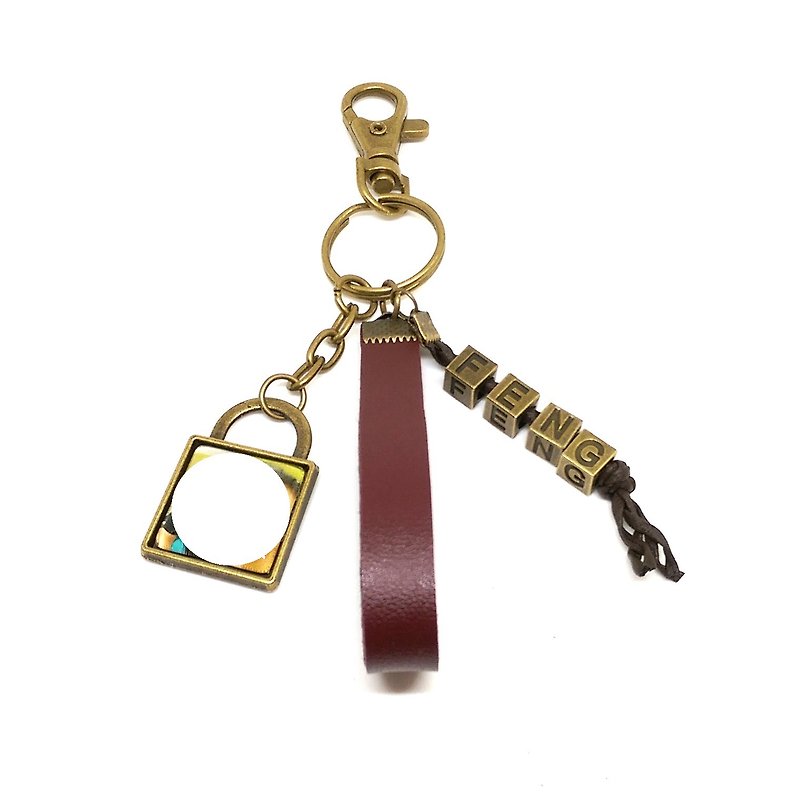 【定制】时光宝石钥匙圈 - 钥匙链/钥匙包 - 其他金属 金色
