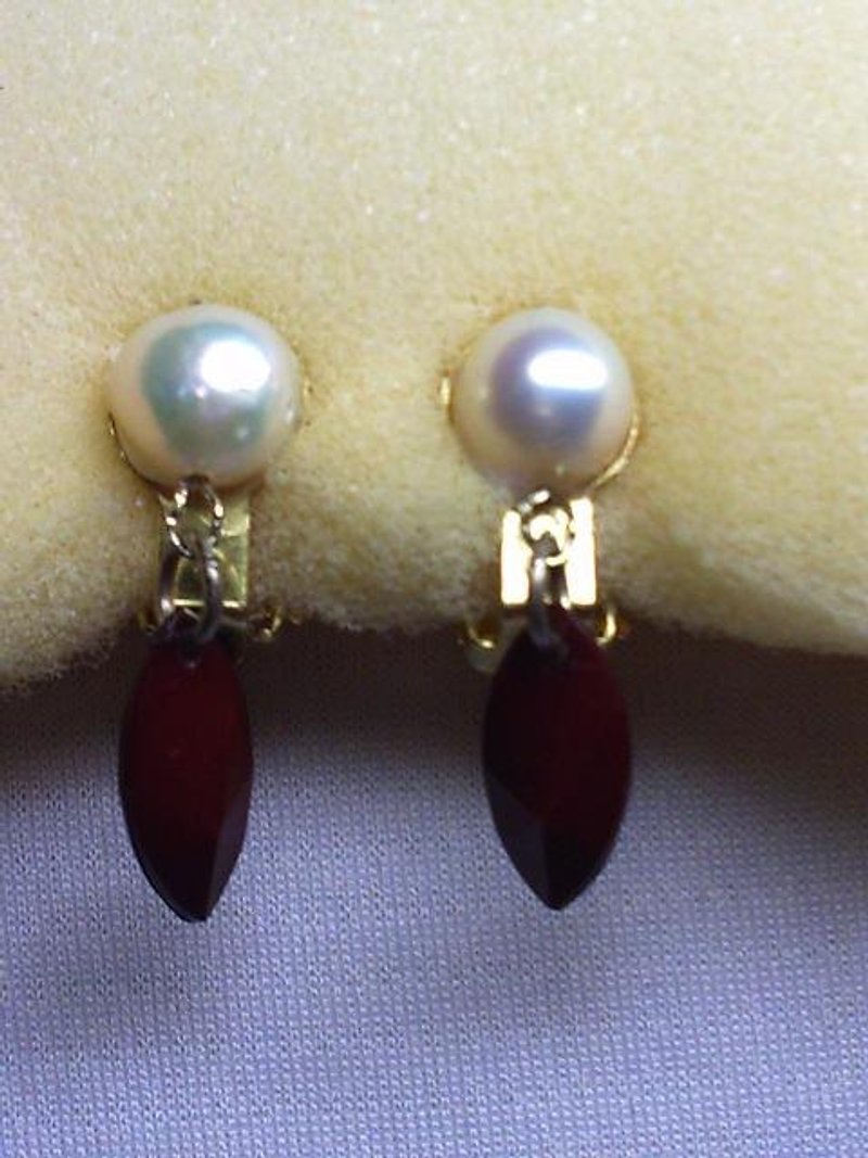 珍珠创意耳环    - 耳环/耳夹 - 其他材质 