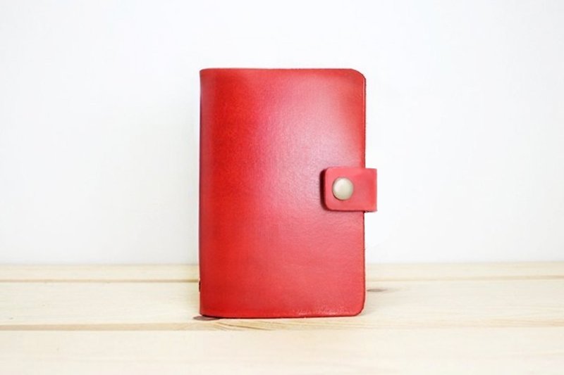 A7 真皮笔记本皮套 | 手帐书套 - 笔记本/手帐 - 真皮 红色