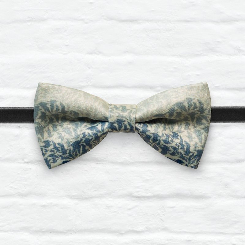 Style 0057 归燕 印花 系列 领结 Travelling swallow pattern bowtie - 颈链 - 其他材质 多色