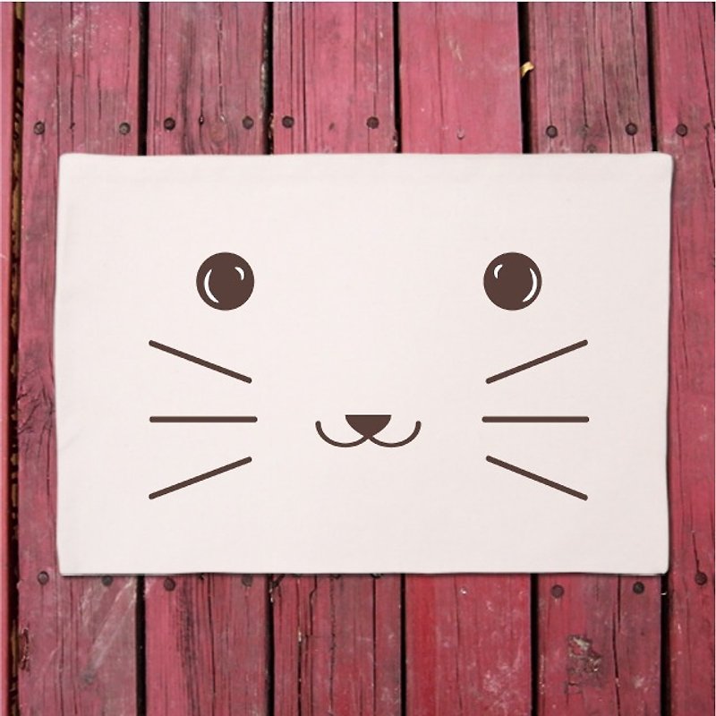 帆布餐垫│可爱动物系列 小猫咪 - 餐垫/桌巾 - 其他材质 金色
