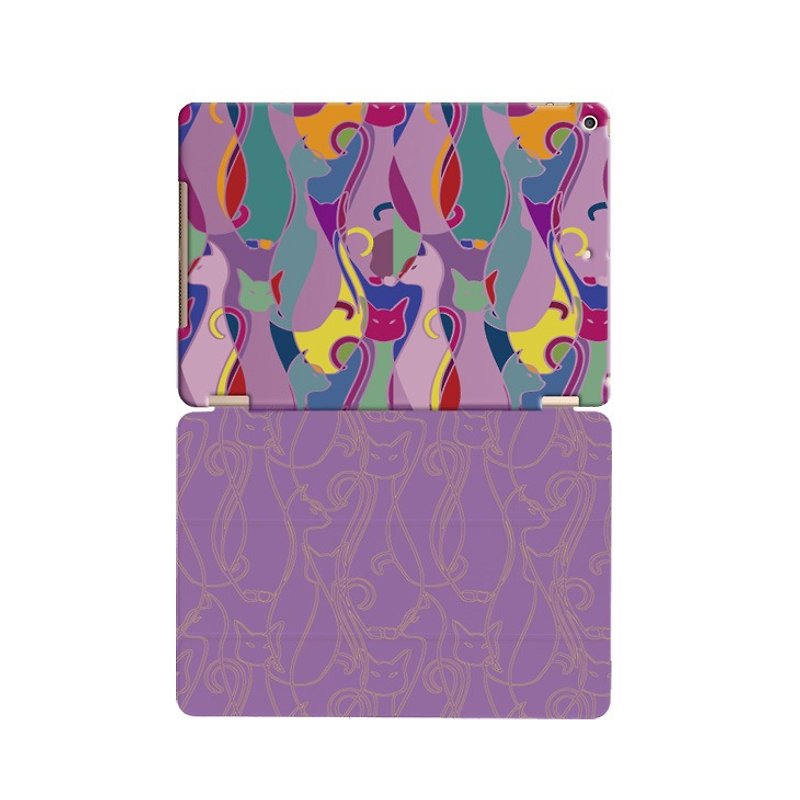 逆转GO-新春POP系列-【猫窝】《 iPad Mini 》水晶壳＋Smart Cover（磁杆） - 平板/电脑保护壳 - 塑料 紫色