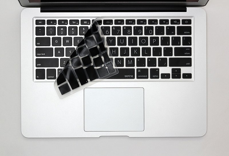 BEFINE MacBook Air 13专用键盘保护膜 KUSO英文Lion版黑底白字 - 平板/电脑保护壳 - 其他材质 黑色